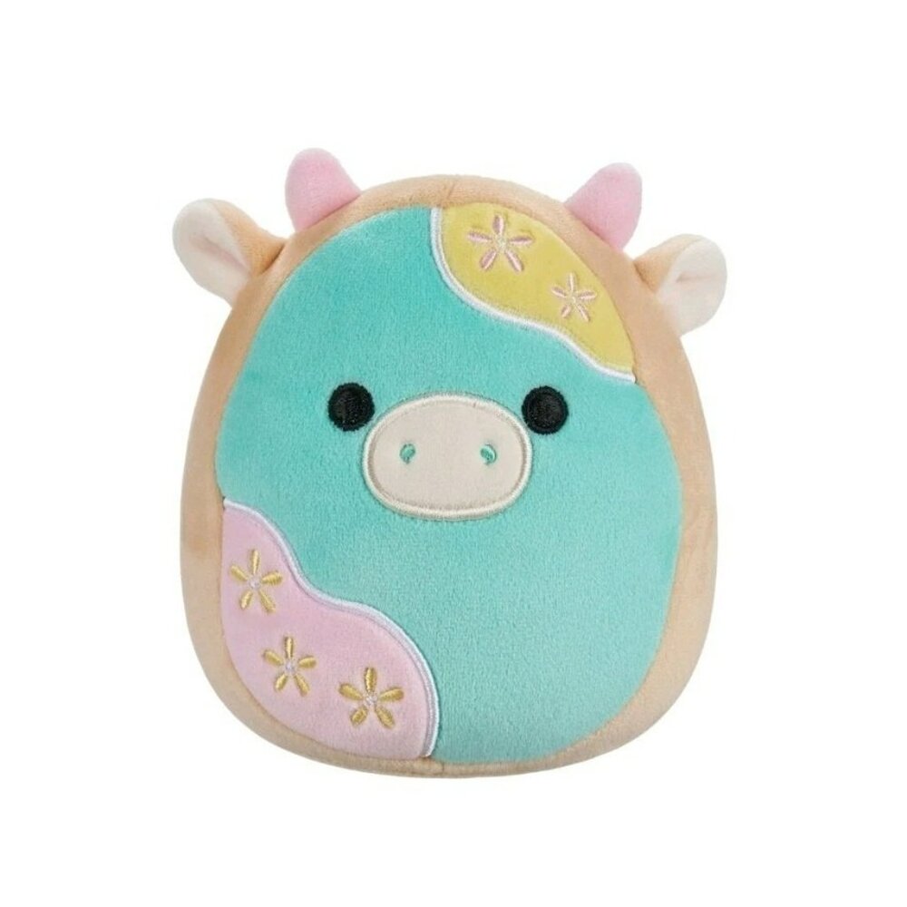 NWT Original Squishmallows Cornelius 11” Sugar Cookie Cow Plush Mint Green Pink